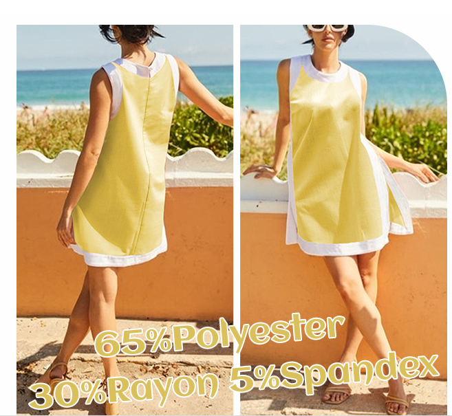 ⏰⏰Hot Sale 50% OFF🔥Women's Casual Color Block Sleeveless Tops Matching Shorts with Pockets