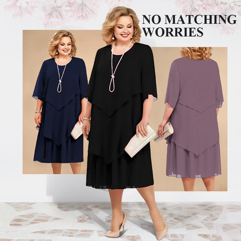 🎉 Last Day Promotion-49% OFF 👗Women's Elegant Layered Dress
