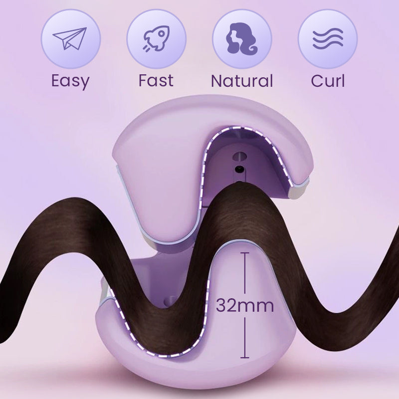 Heated Curling Irons Unleash Your Beauty | Anti Scald Design+10 Second Preheating