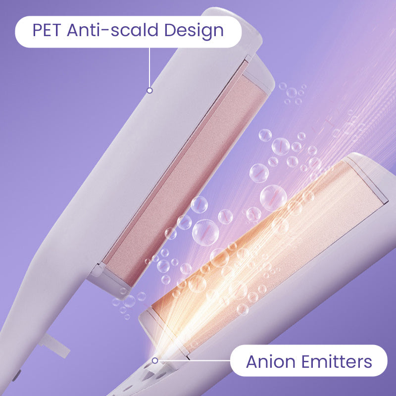 Heated Curling Irons Unleash Your Beauty | Anti Scald Design+10 Second Preheating