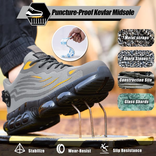 š„New Arrivalš„Knob Anti-Smash Anti-Slip Safety Sneakers