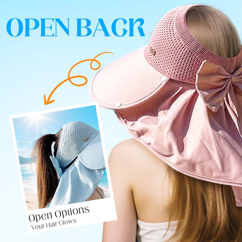 🌷Summer Hot Sale 50% Off💕🌞2025 Summer Essentials😍 👒Wide Brim Sun Hat With Removable Neck Flap
