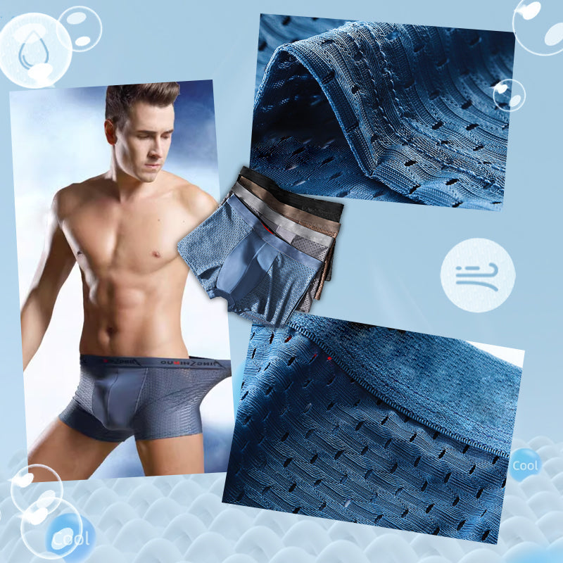 💥Buy 2 save 20%--Men's Mesh Breathable Boxer Briefs