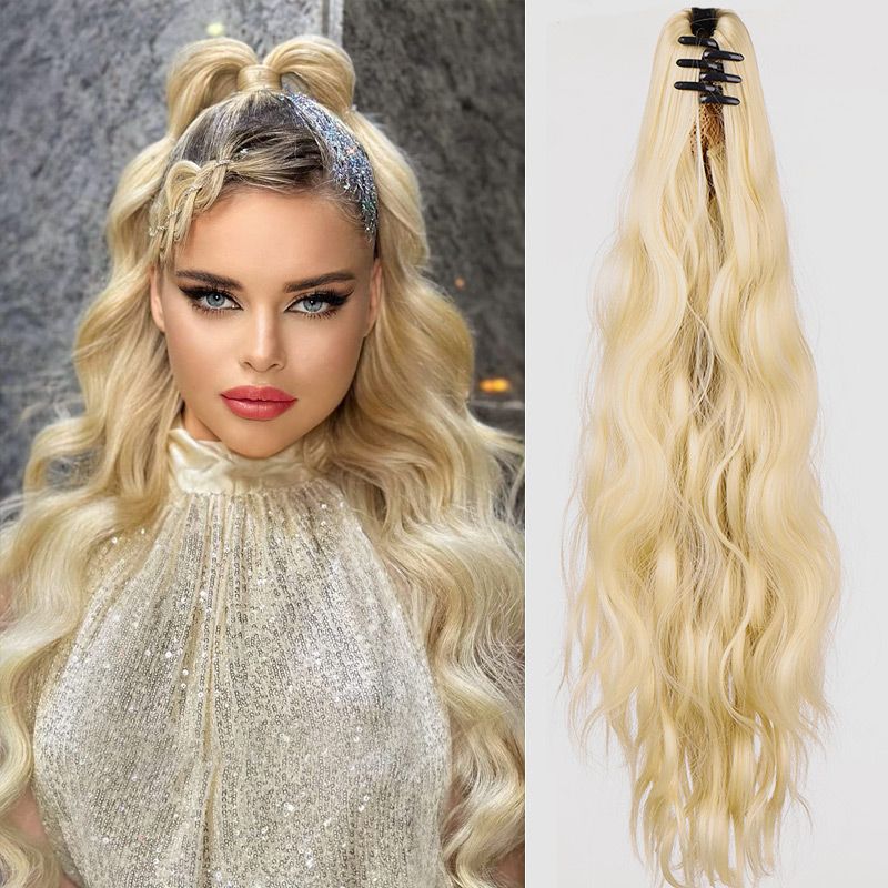 🔥Hot Sale Deals-18-inch Wavy Curly Wig Clip Ponytail Extension