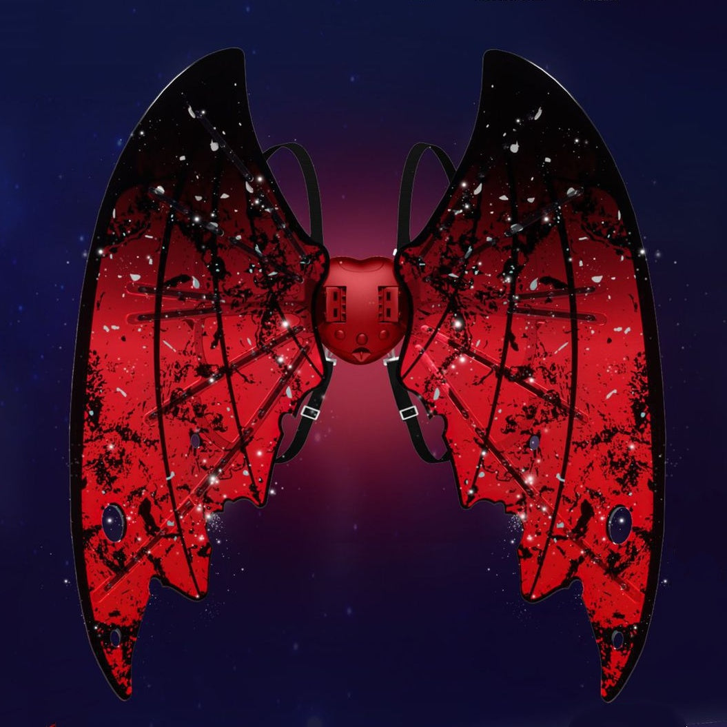 🎄2025 Christmas Hot Sale🎁Rechargeable Electric Fairy Wings with LED Lights and Music🧚♀️