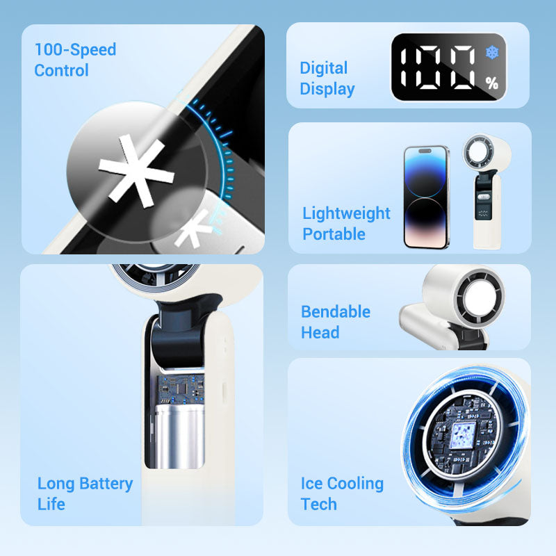 ✨2025 Hot Sale 49% OFF⌛❄️Mini cool handheld powerful fan