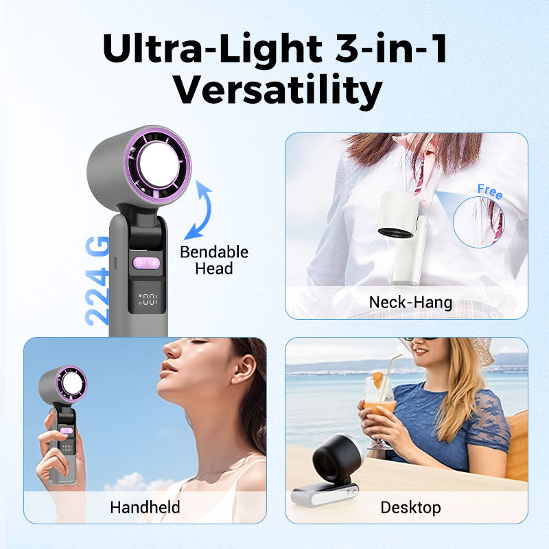 ✨2025 Hot Sale 49% OFF⌛❄️Mini cool handheld powerful fan