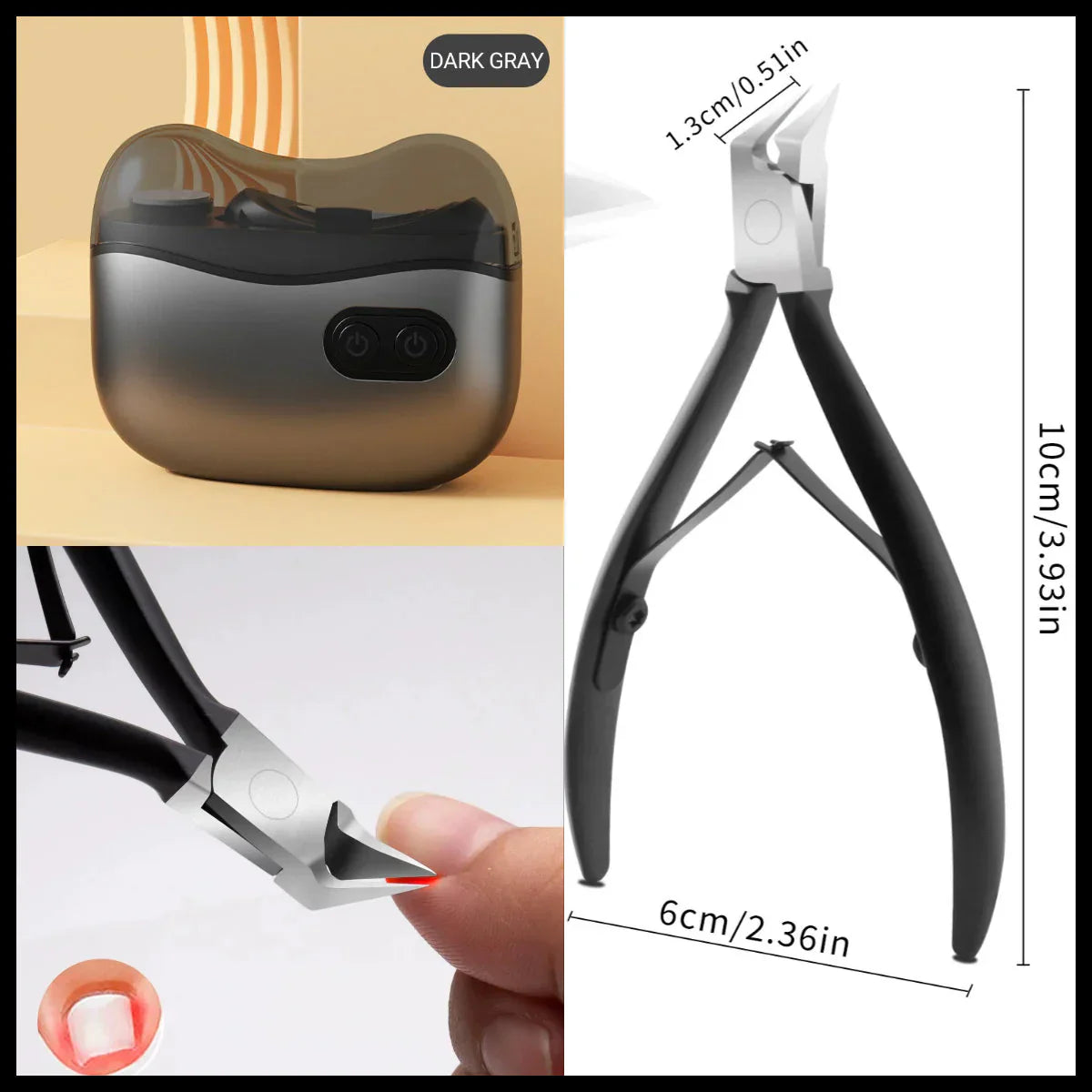 🔥 LAST DAY PROMOTION - 60%OFF 🔥💅2-in-1 Electric Nail Clipper & Polisher