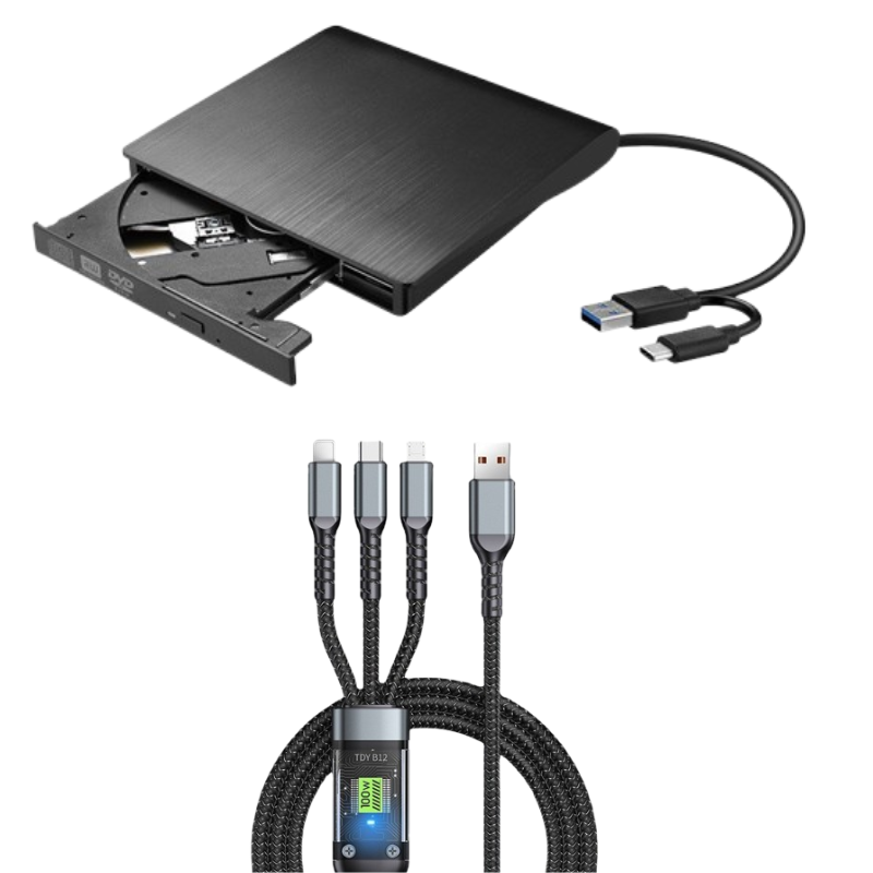 💿No Disc Drive on Your Laptop? Now You Do! External CD/DVD Burner 50% OFF📀