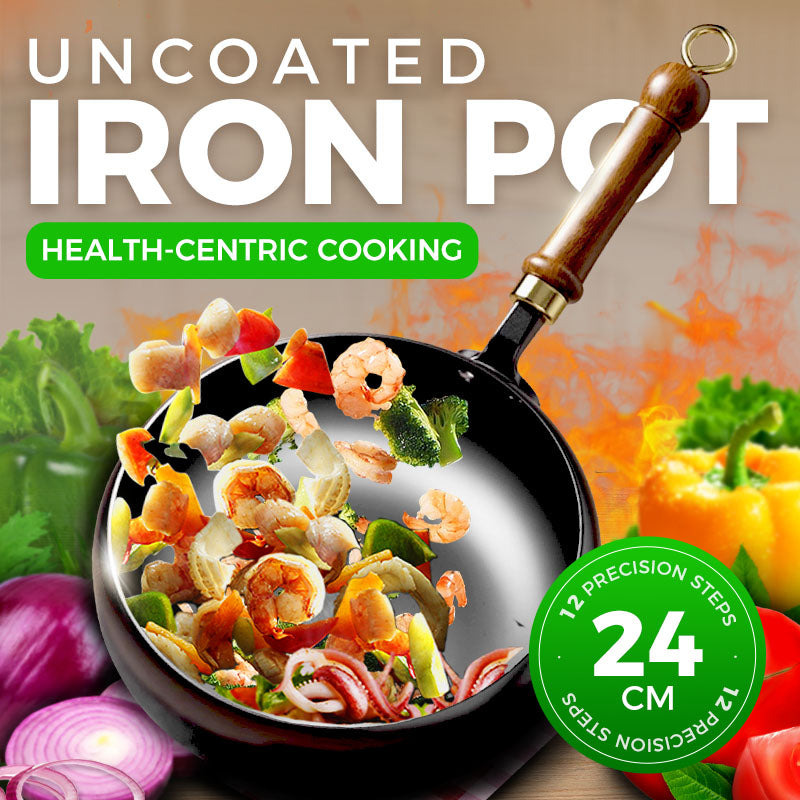 🔥Hot Sale 50% OFF🍳Uncoated Thick Iron Pot