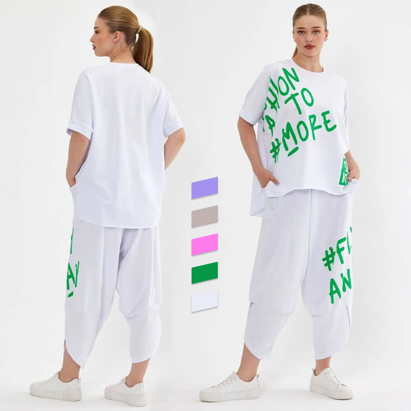 ⏳Time-limited Special⏰Casual T-Shirt Two Piece Set