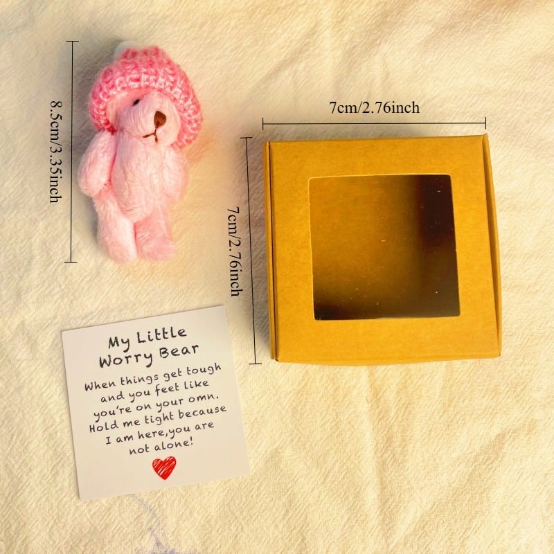 🐻Christmas Limited-Time Offer: 50% OFF!🎁Handmade Mini Plush Teddy Bear in Box