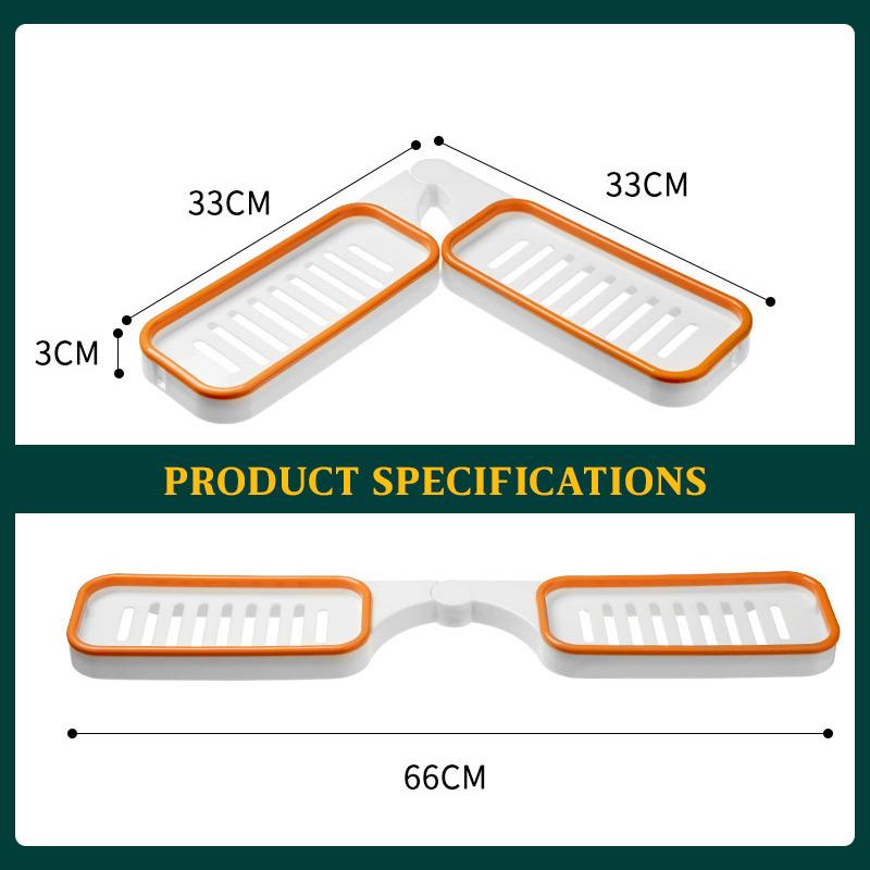 🎁Hot Sale 49% OFF⏳Bathroom Corner Punch-Free Rack