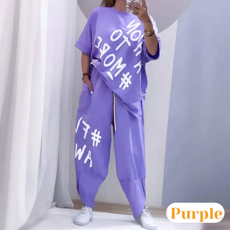 ⏳Time-limited Special⏰Casual T-Shirt Two Piece Set