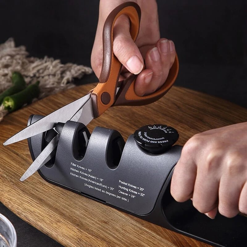 🎁Hot Sale 49% OFF⏳3-Stage Adjustable Sharpening Angle Sharpener