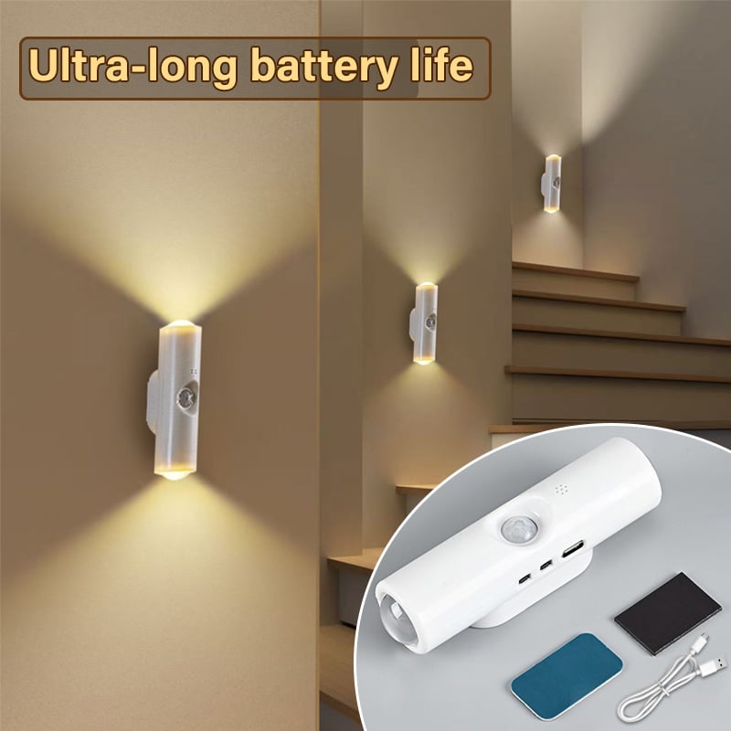 🎁LAST WEEK SPECIAL PRICE £5.9!!⏳Rechargeable Smart LED Motion Sensor Ambient Light