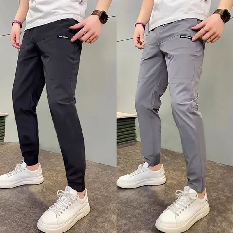 š„Last Day 49% OFF-Men's High Stretch Multi-pocket Skinny Cargo Pantsš