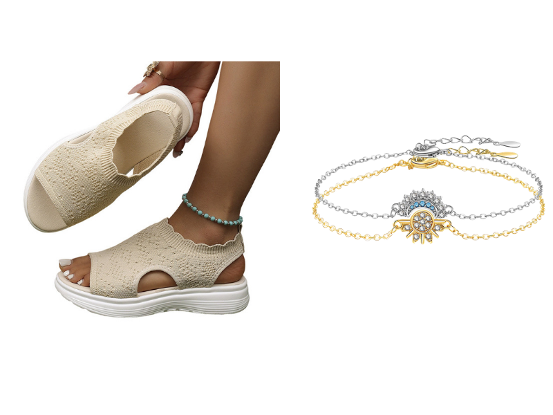 ๐ก๐ฌ๏ธ Women's Breathable Knit Platform Sandals โ Lightweight and Soft โจ