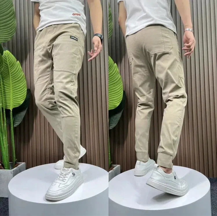 š„Last Day 49% OFF-Men's High Stretch Multi-pocket Skinny Cargo Pantsš