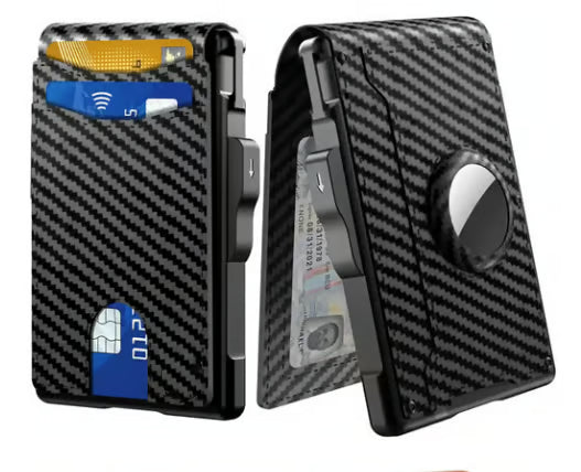 🔥Last Day 49% OFF-💼🔒Men's Simple Bifold Wallet- with Pop Up Aluminum Case Money Clip Slim Leather Slots Credit Card Holder RFID Blocking Bifold Minimalist Wallet(🎁Perfect Gift) 3