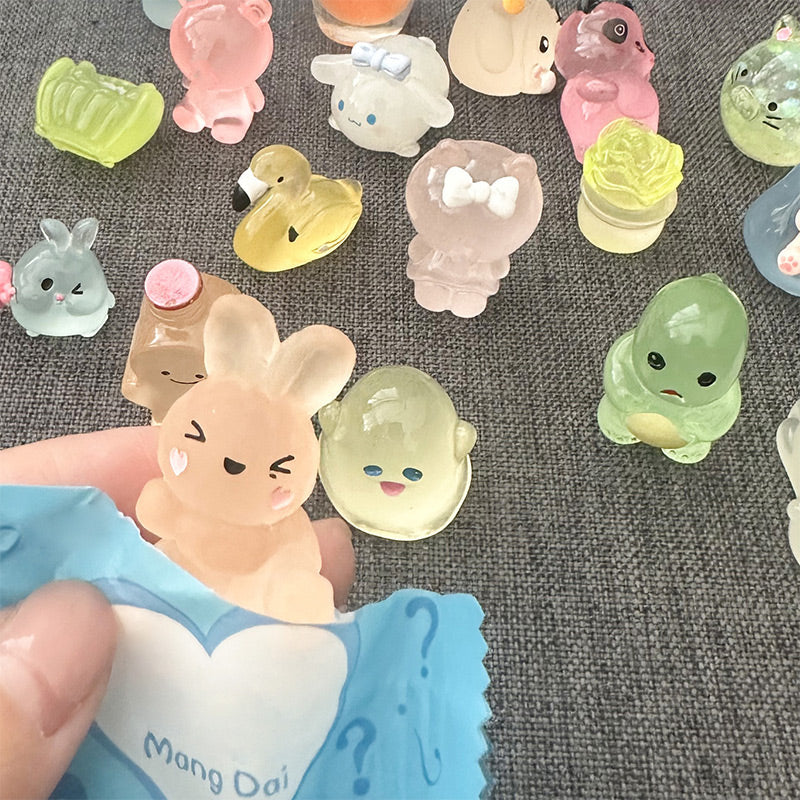 🔥 BUY 1 GET 2 FREE!!✨- Blind Bag Luminous Mini Resin Animal Figures (10PCS/Set)