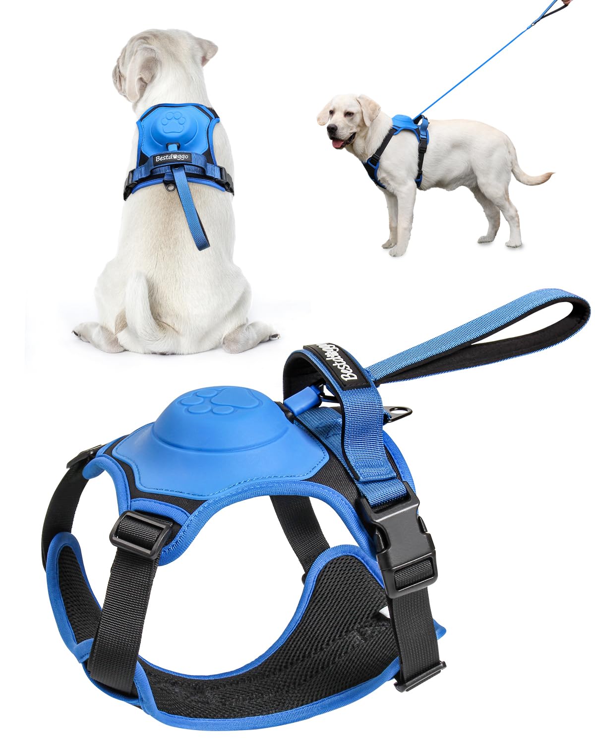🎁Hot Sale 48% OFF⏳Dog Harness and Retractable Leash Set All-in-One