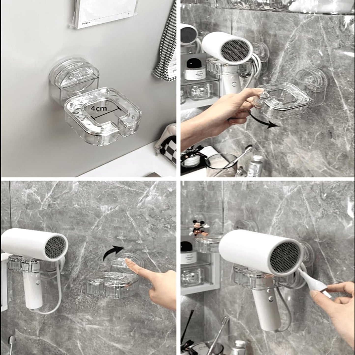 š„Hot Sale - 49% OFFšPunch-Free Rotating Hair Dryer Rack