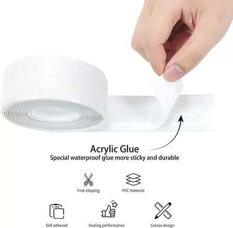 🎁2024 New Year Hot Sale🎁Magic Anti-Mold Peel & Stick Selfadhe Sive Caulk Tape Strip