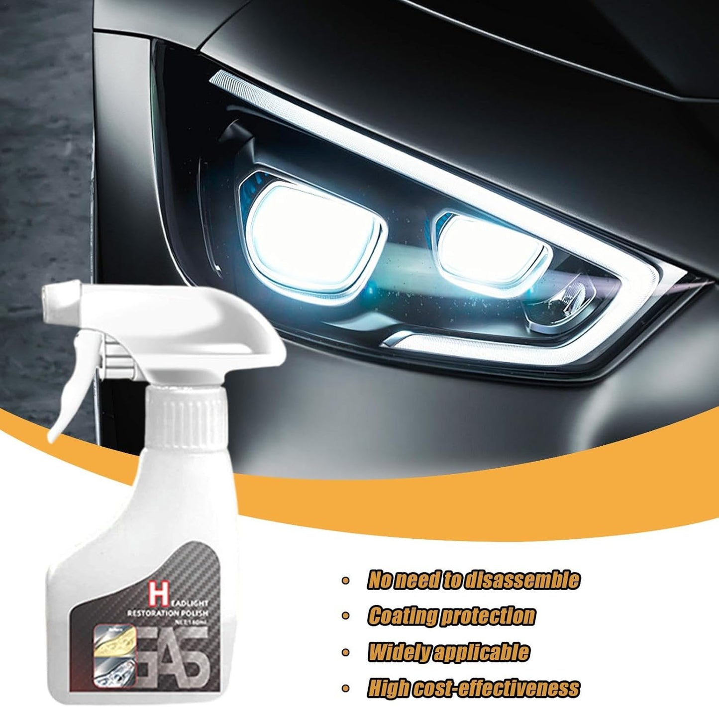 🔥LAST DAY 49% OFF -NanoBrite™ Pro Headlight Rejuvenator