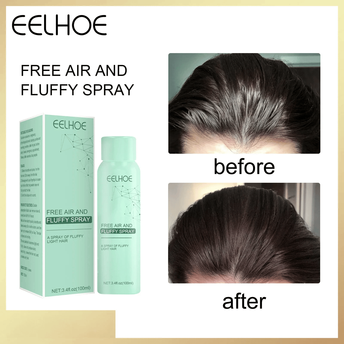 ❤️BUY 2 GET 1 Free❤️Oil-Control Fluffy Volume Lift Hairspray🌿💁