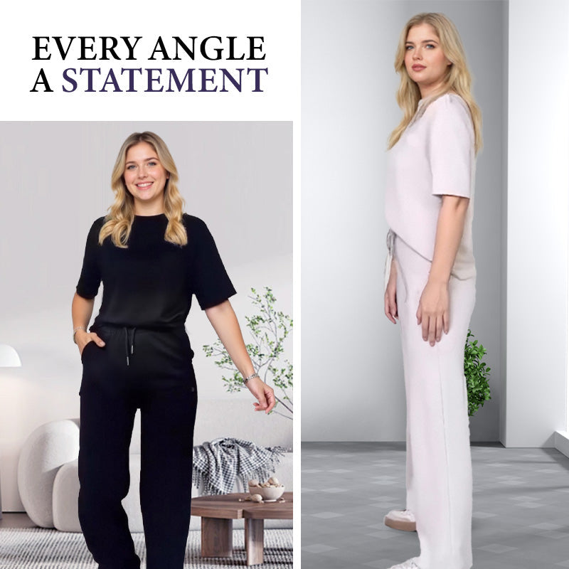 ✨Jetzt im Trend ✨Schickes Oberteil und passende Hose für Damen im 2-teiligen Outfit