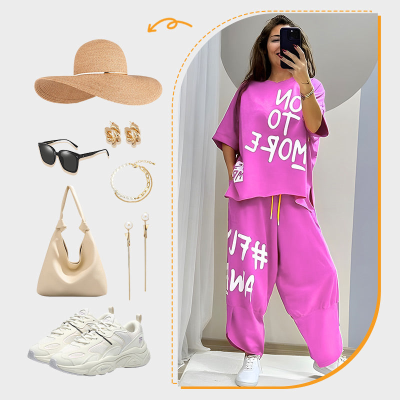 ⏳Time-limited Special⏰Casual T-Shirt Two Piece Set