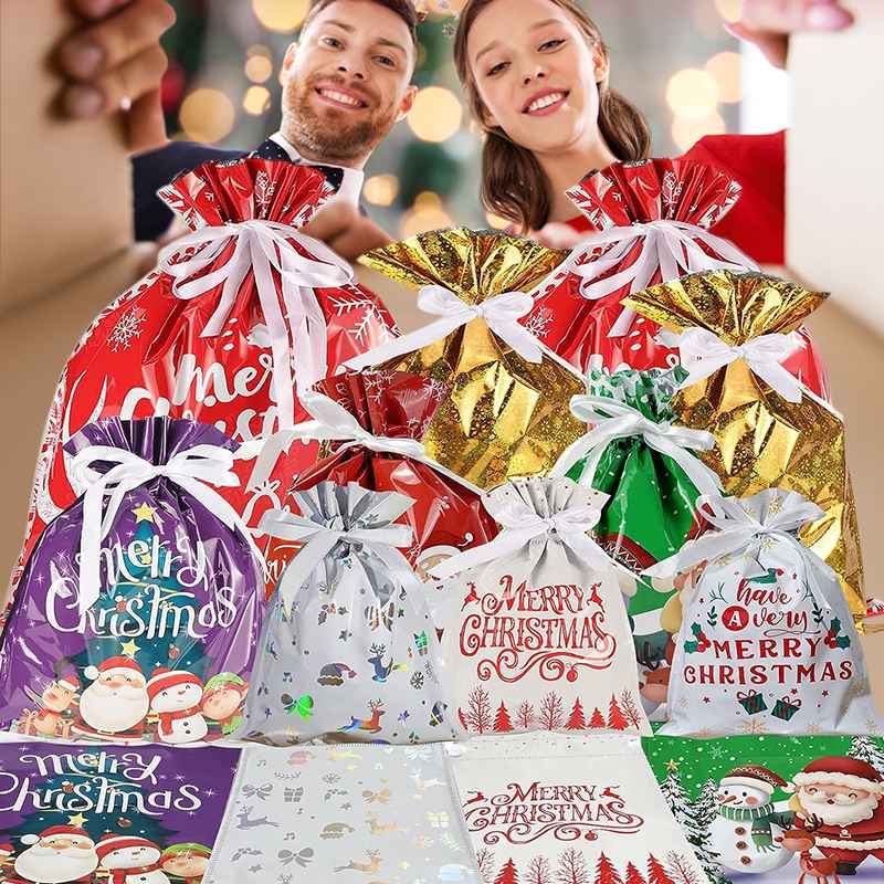 🔥Buy 2 Get 1 Free🎅🎁The World’s Best Christmas Gift Bag With Drawstring