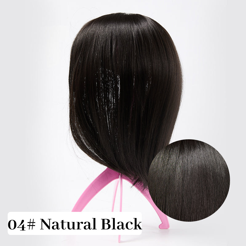 🔥Black Friday Hot Sales🔥Natural Hair Toppers with Bangs for Women🛒