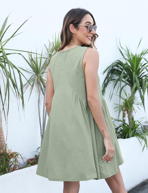 🔥Last Day 49% OFF -💃 Women's Summer Sleeveless V-Neck Mini Dress