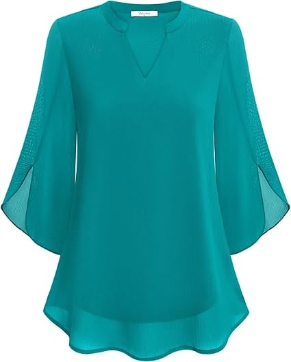 💖LAST DAY SALE 50% OFF💖V-neck chiffon shirt