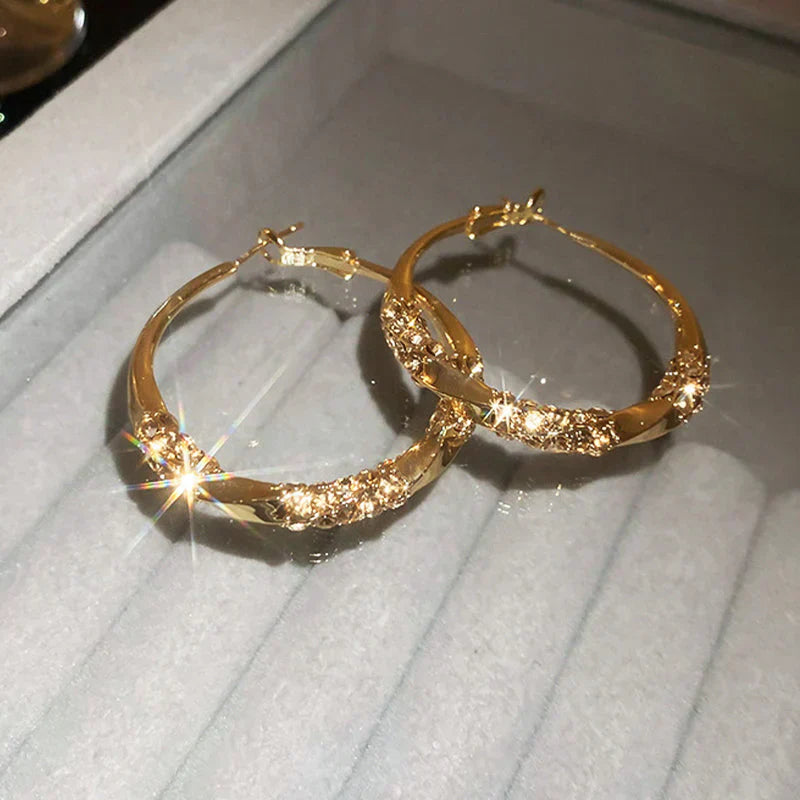 💖LAST DAY SALE 49% OFF💖Circle Earrings with Zirconia