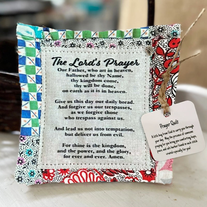 💜Up To 70% Off✝️Best Encouraged And Blessed Gift-Prayer Quilt with cross inside