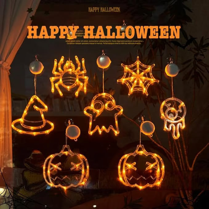 👻Halloween Special: 50% Off-Halloween Decorations Window Lights