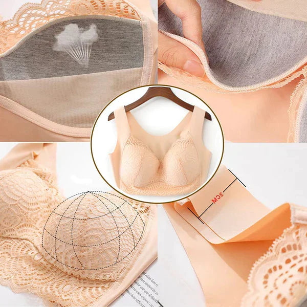 🤩LAST DAY -Buy 2 Get 1 Free(3 PCS) 🔥| Ultimate Lift Stretch Full Shape Seamless Lace Bra