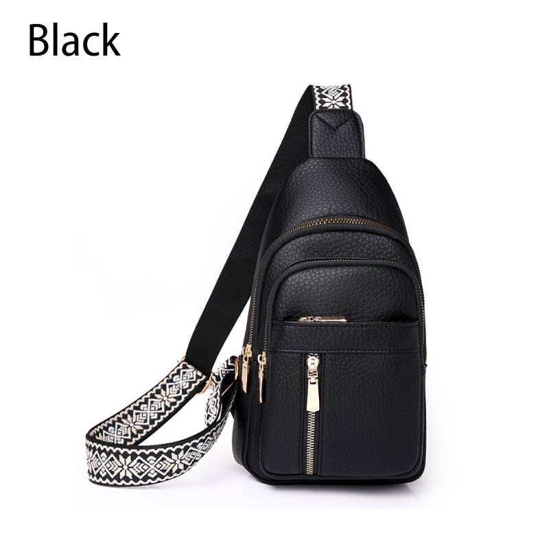š„50% OFFš„Women's Vintage PU Leather Chest Bag