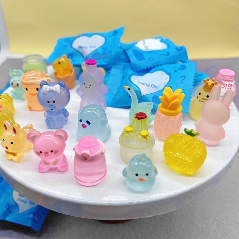 🔥 BUY 1 GET 2 FREE!!✨- Blind Bag Luminous Mini Resin Animal Figures (10PCS/Set)