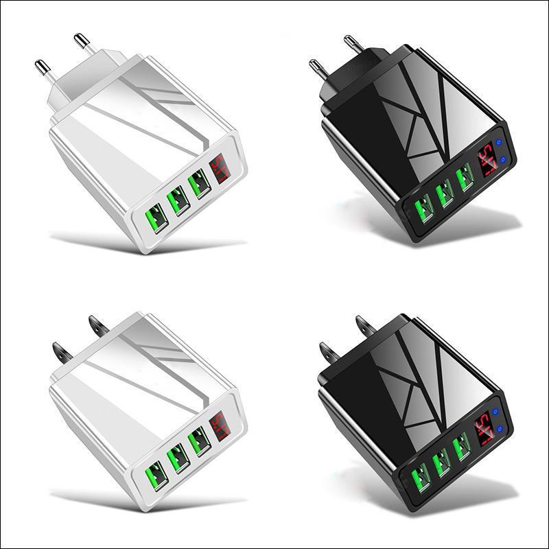 💖Fast multi-port charging for mobile phones✨Mobile phone charging socket with digital display