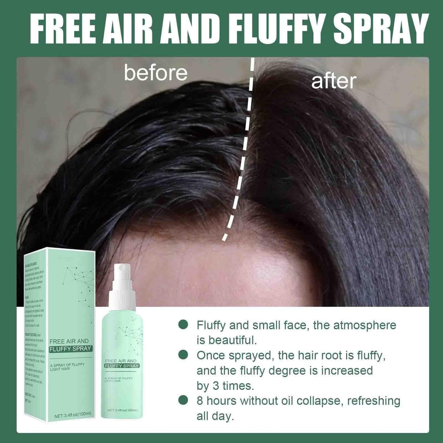 ❤️BUY 2 GET 1 Free❤️Oil-Control Fluffy Volume Lift Hairspray🌿💁