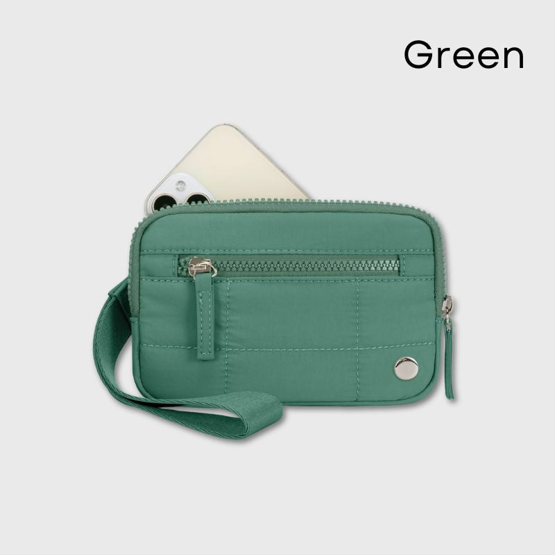 🔥Last Day 49% OFF | Puffer Wristlet Wallet Fits Phone💜