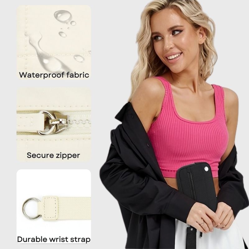 🔥Last Day 49% OFF | Puffer Wristlet Wallet Fits Phone💜