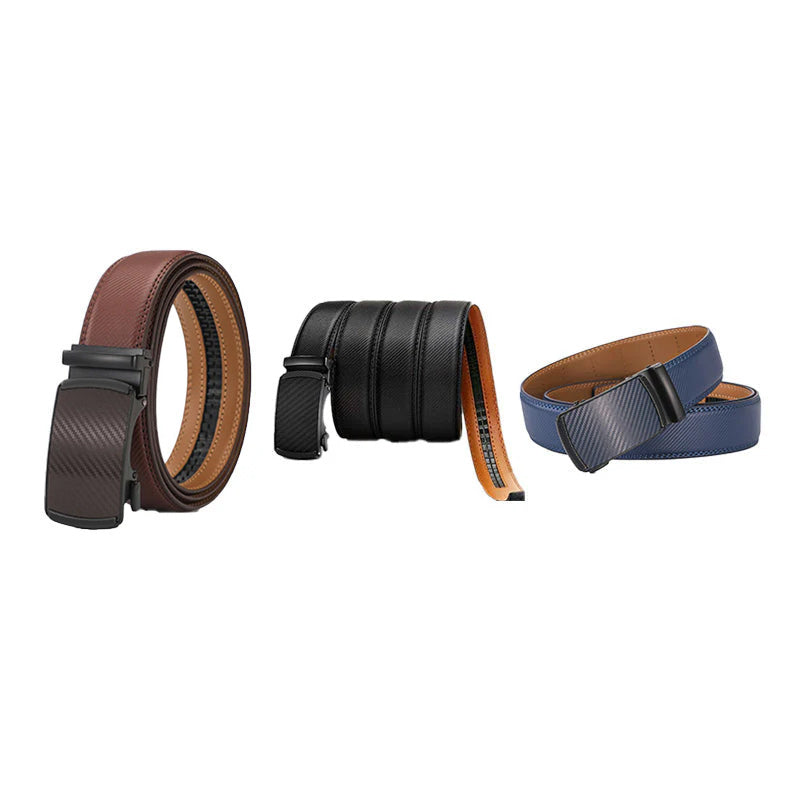 ✨️Best for Father🎁 Leather Ratchet Belt With Adjustable Buckle💼