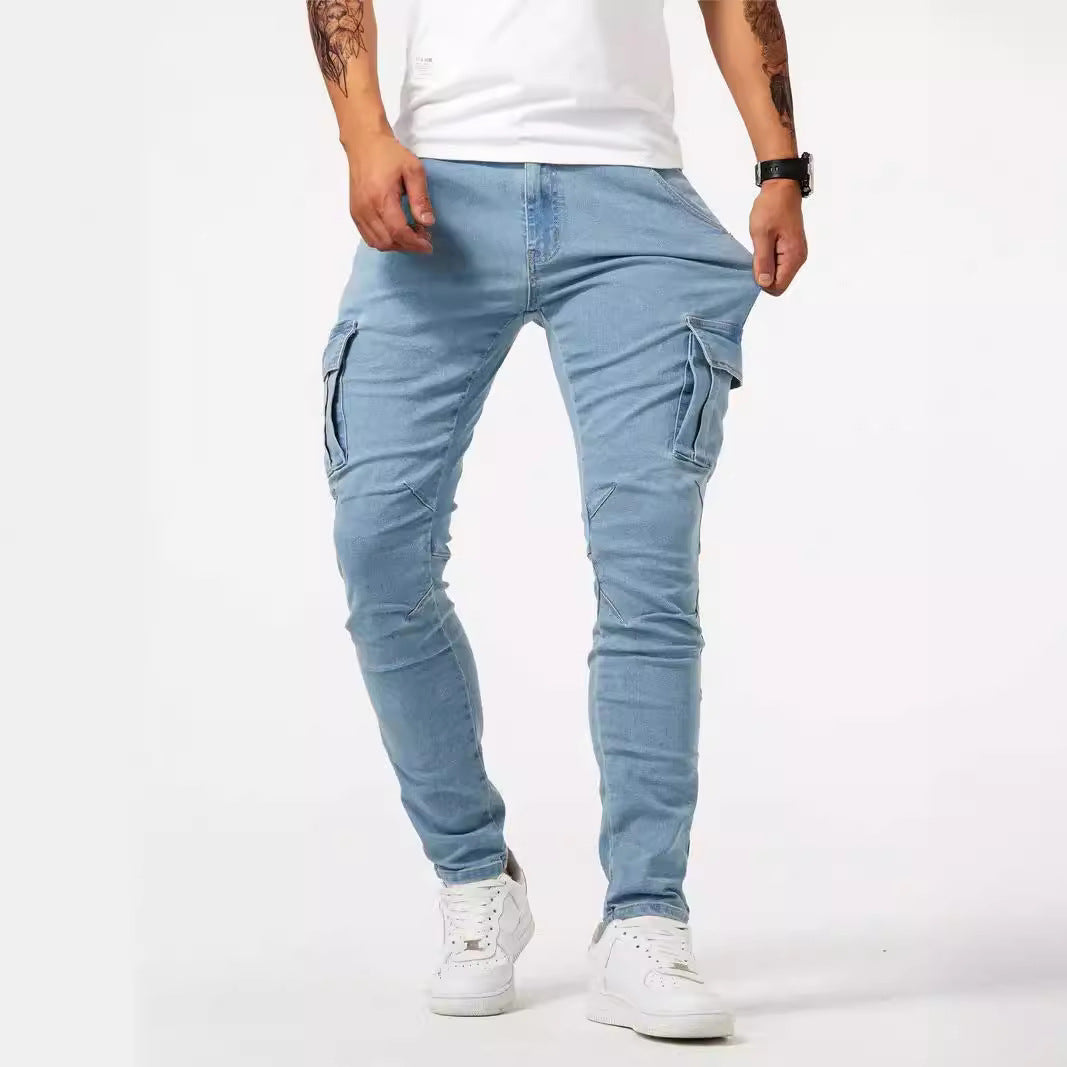 🎉Hot Sale 49% OFF🎉Cargo trousers in stretch denim