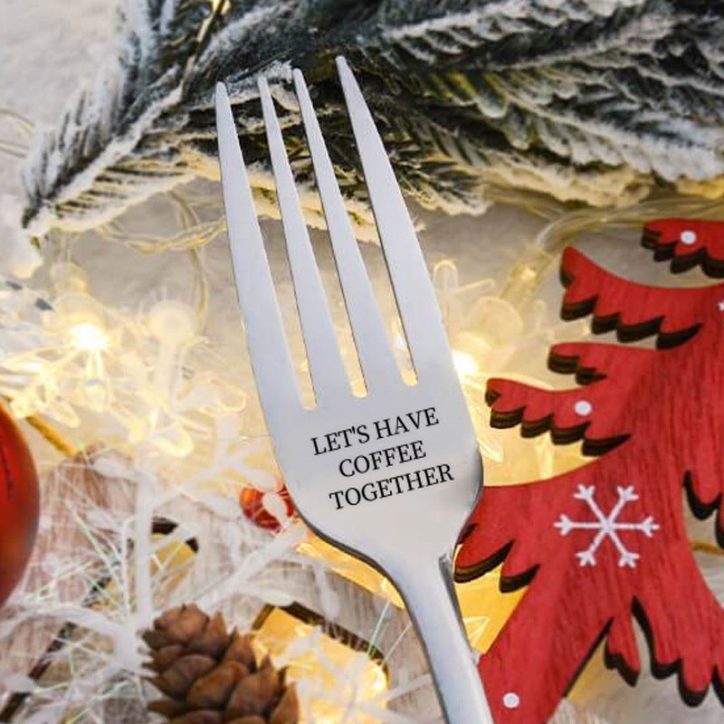 🔥Black Friday promotion 50 % off discount🔥Engraved Fork - Best Funny Gift For Loved One
