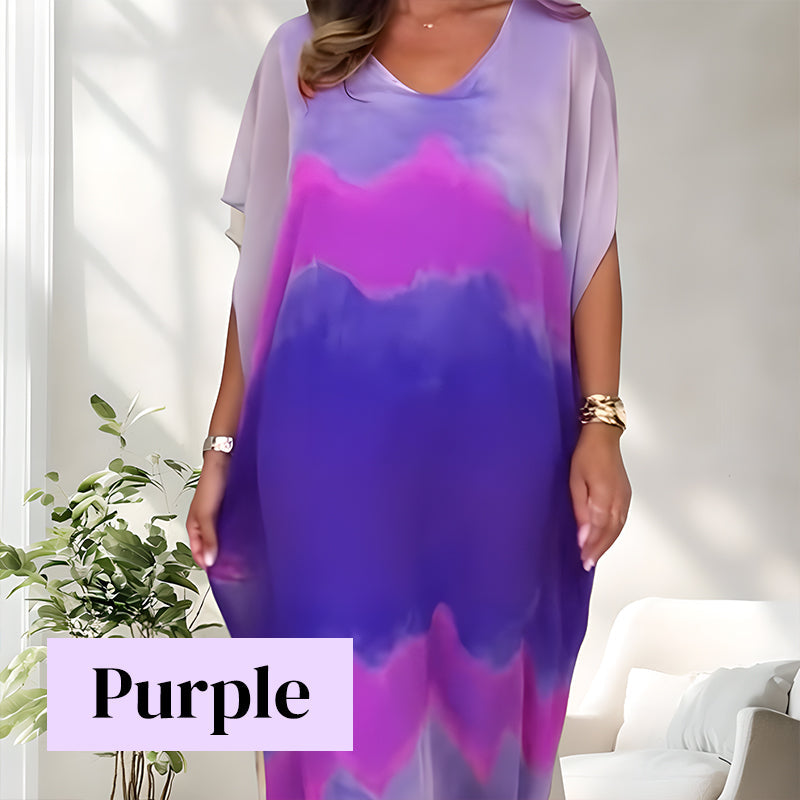 🎁Hot Sale✨Women's Comfortable Flowy Tie Dye Dress